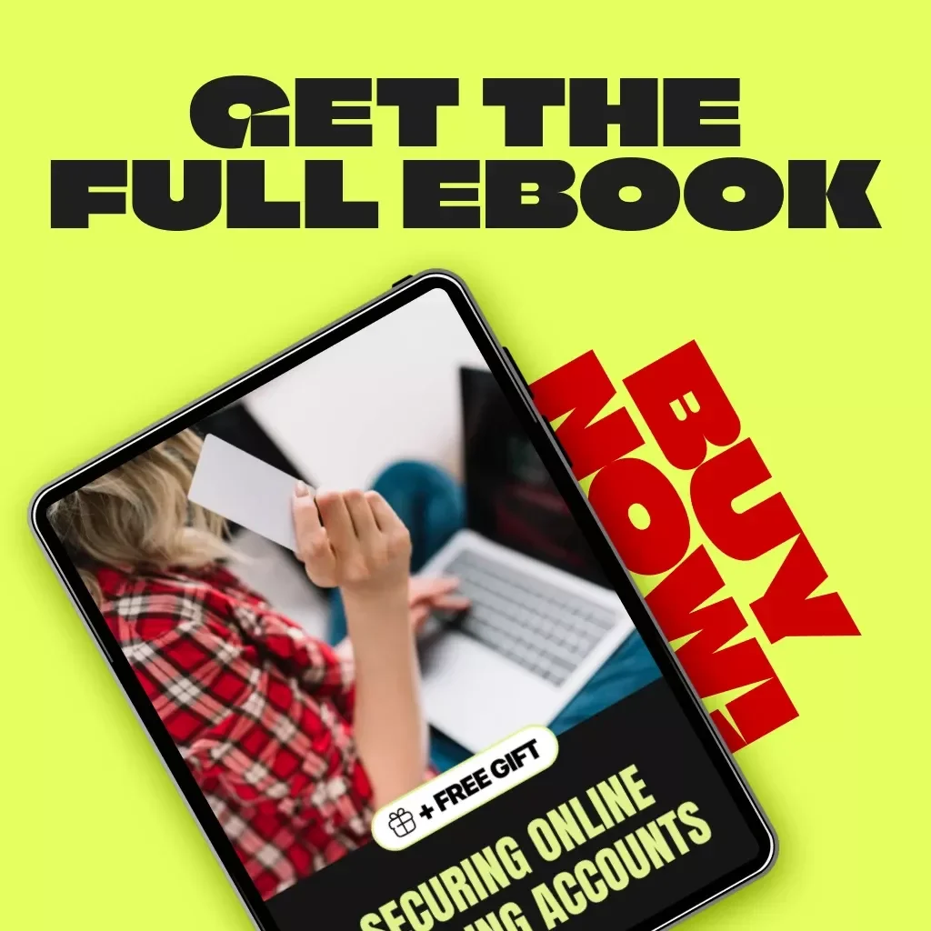 Securing Online Shopping Accounts | Digital Ebook Guide on How to Secure Your Online Shopping Accounts | Cyber Safety Tips, Password Protection & Scam Prevention for Safe Online Shopping