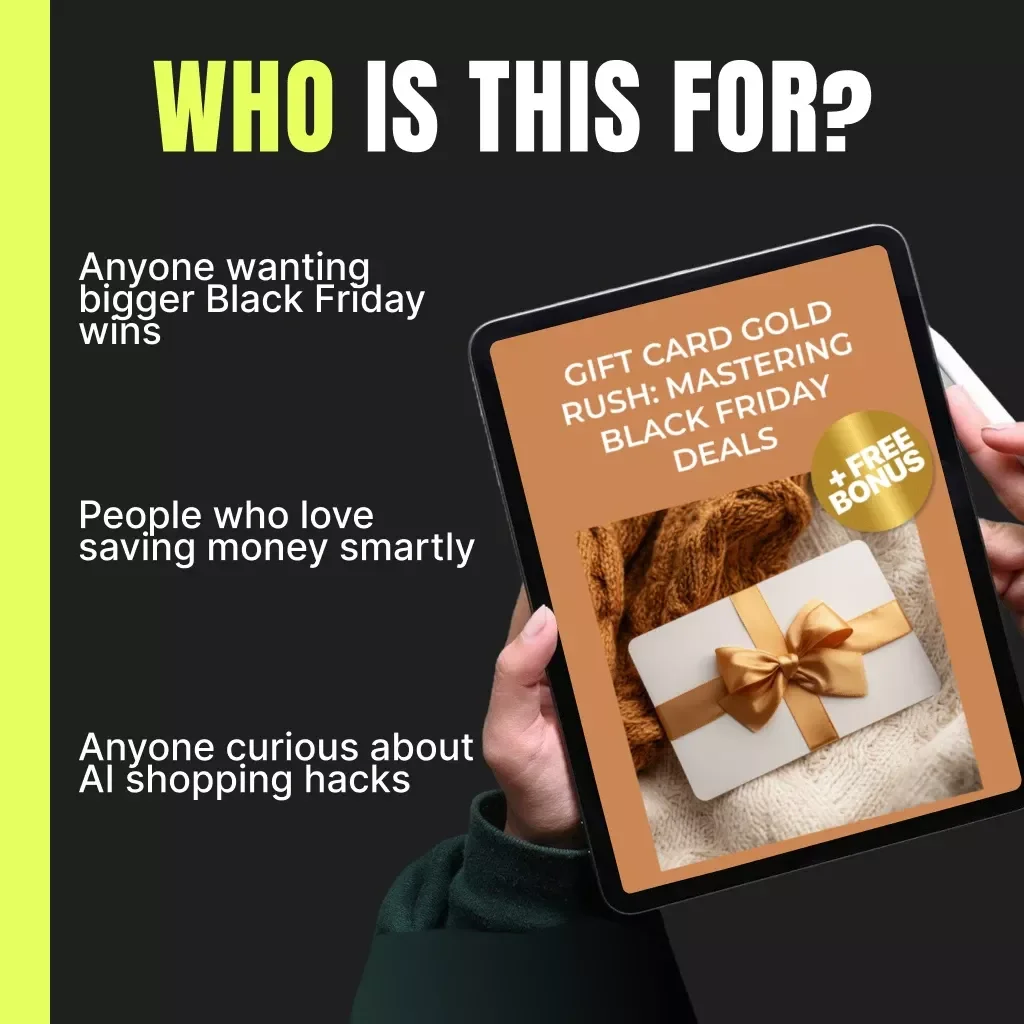 Gift Card Gold Rush: Mastering Black Friday Deals | Ultimate Guide on How to Get the Best Deals on Gift Cards During Black Friday | Digital Download eBook for Smart Shoppers