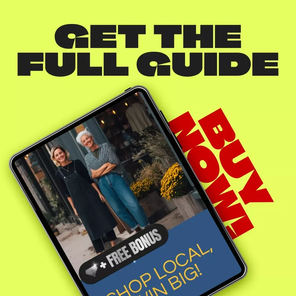 Shop Local, Win Big! | Digital Download Guide | Support Local Businesses, Black Friday Shopping Strategies, and AI-Powered Prompts for Smart Local Shoppers