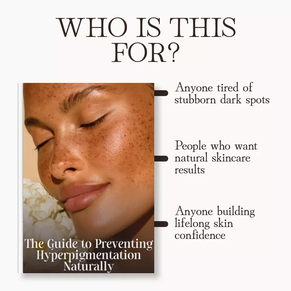 The Guide to Preventing Hyperpigmentation Naturally | Skincare eBook for Even Skin Tone | Tips for Preventing Hyperpigmentation, Healing & Brightening Naturally
