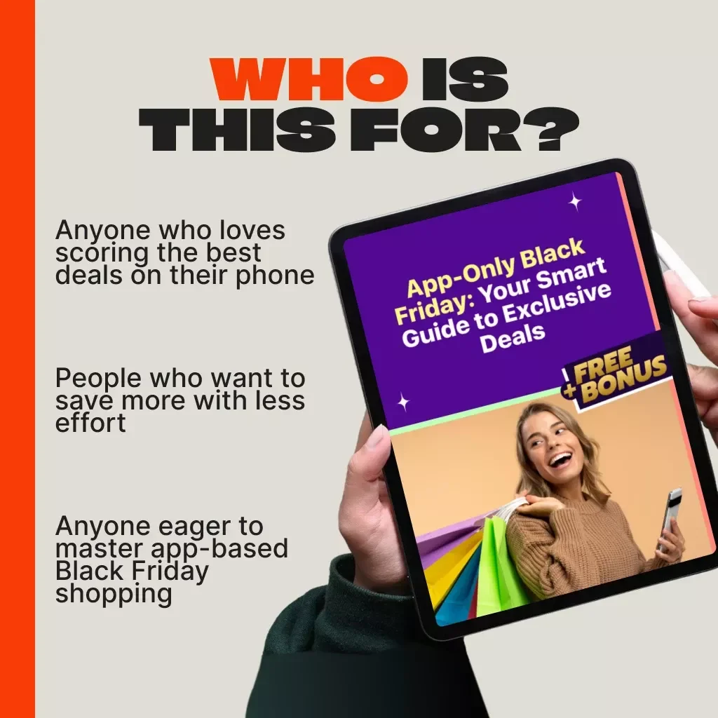 App-Only Black Friday: Your Smart Guide to Exclusive Deals | Digital Download eBook for Savvy Shoppers | Mobile Shopping Guide | Black Friday Savings Tips & AI Tools