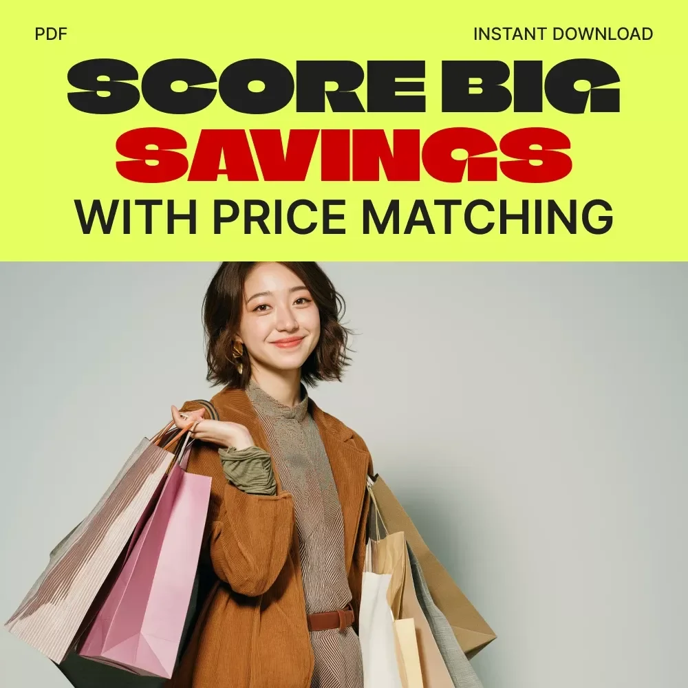 Score Big Savings This Black Friday with Price Matching | Digital Guide for Smart Shoppers | Black Friday eBook, Budget-Saving Checklist, and Price Match Strategies for Maximum Discounts
