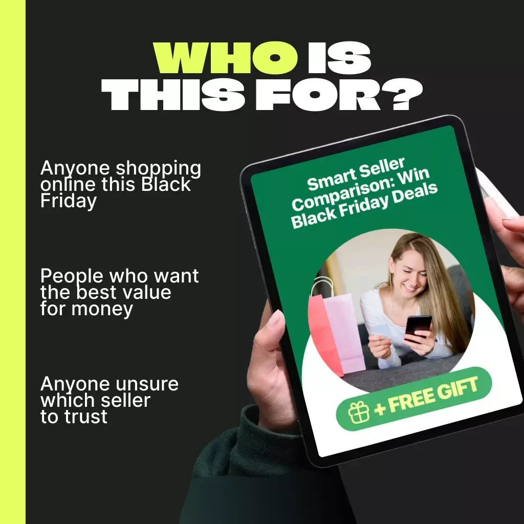 Smart Seller Comparison: Win Black Friday Deals | Digital Guide for Savvy Shoppers | How to Compare Sellers Like a Pro | Instant Download