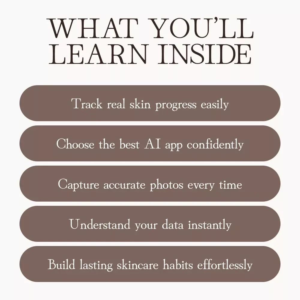Clearer Skin Starts with Smart AI Tracking | Digital Guide on How to Use AI Apps to Track Skin Improvement Over Time | Skincare Progress eBook for Clear, Radiant Results