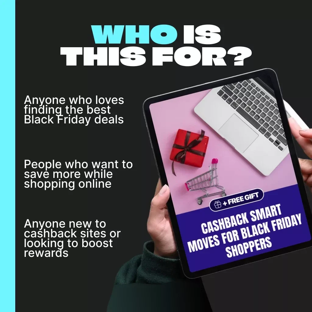 Cashback Smart Moves for Black Friday Shoppers | Ultimate Black Friday Cashback Guide | Digital Download eBook & Savings Checklist for Online Shoppers