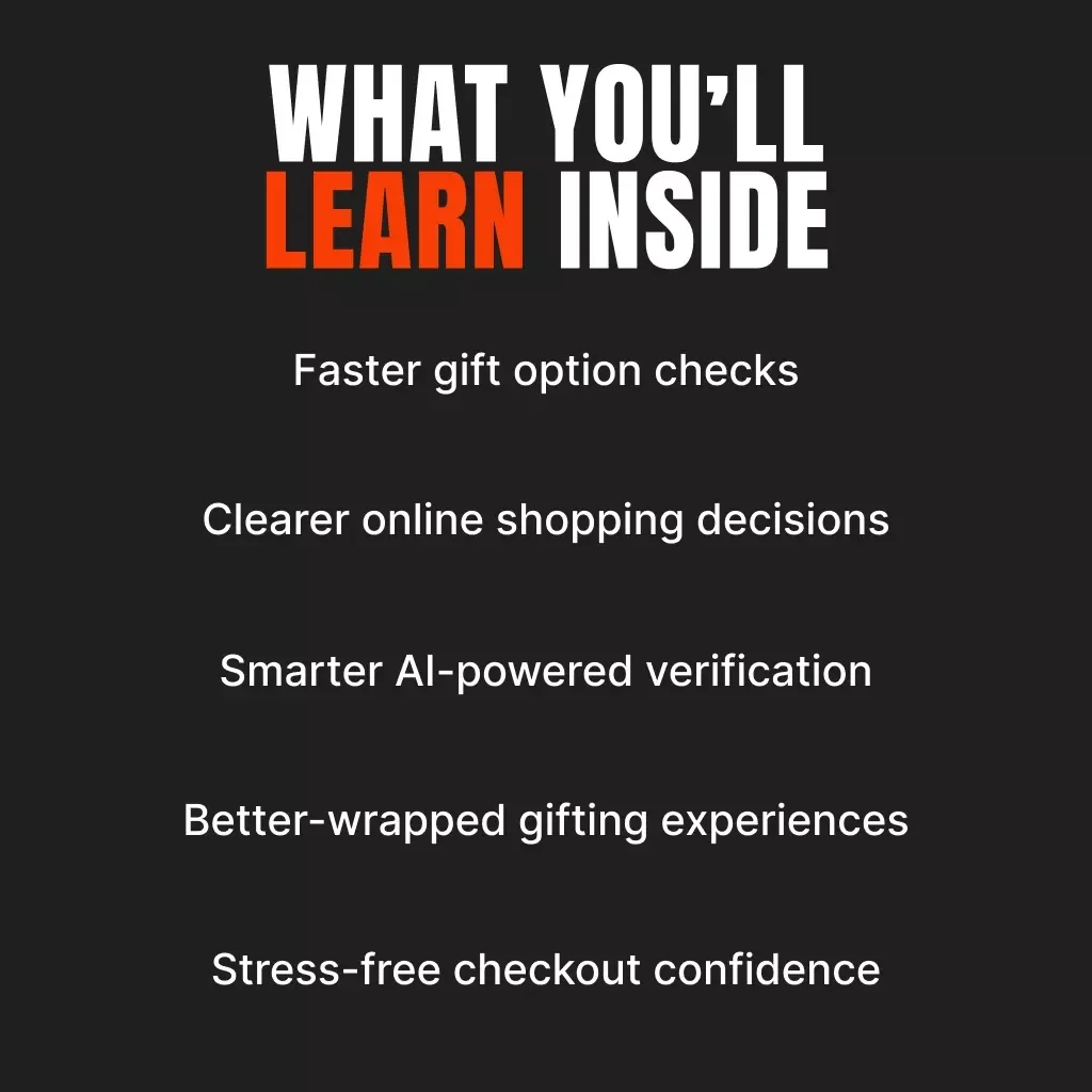 How to Check If a Seller Offers Gift Wrapping | Digital Guide for Smart Shoppers | eBook on Verifying Gift Wrapping Options | Learn How to Check If a Seller Offers Gift Wrapping Using AI and Smart Techniques