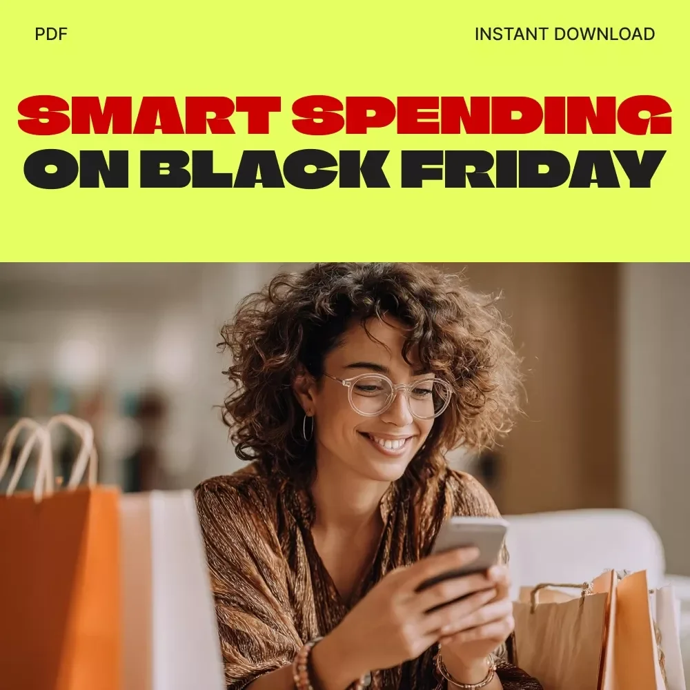 Smart Spending on Black Friday: How to Shop Big Without Breaking the Bank | Digital Guide for Smart Holiday Shopping, Budget Planning & AI-Powered Savings | How Much Should I Spend on Black Friday eBook