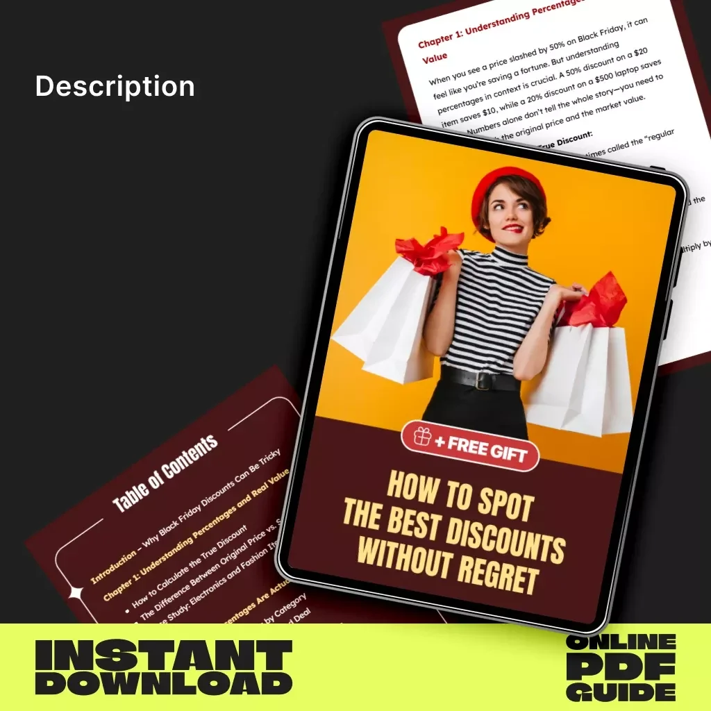 How to Spot the Best Discounts Without Regret | Black Friday Shopping Guide | Learn What Percentage Off is Good on Black Friday Deals