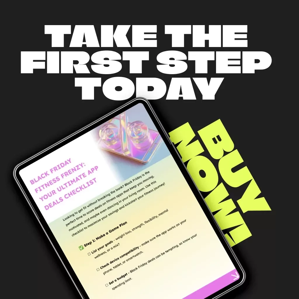 Black Friday Fitness Frenzy: Your Ultimate App Deals Checklist | Best Black Friday Sales on Fitness Apps | Digital Download Wellness Guide
