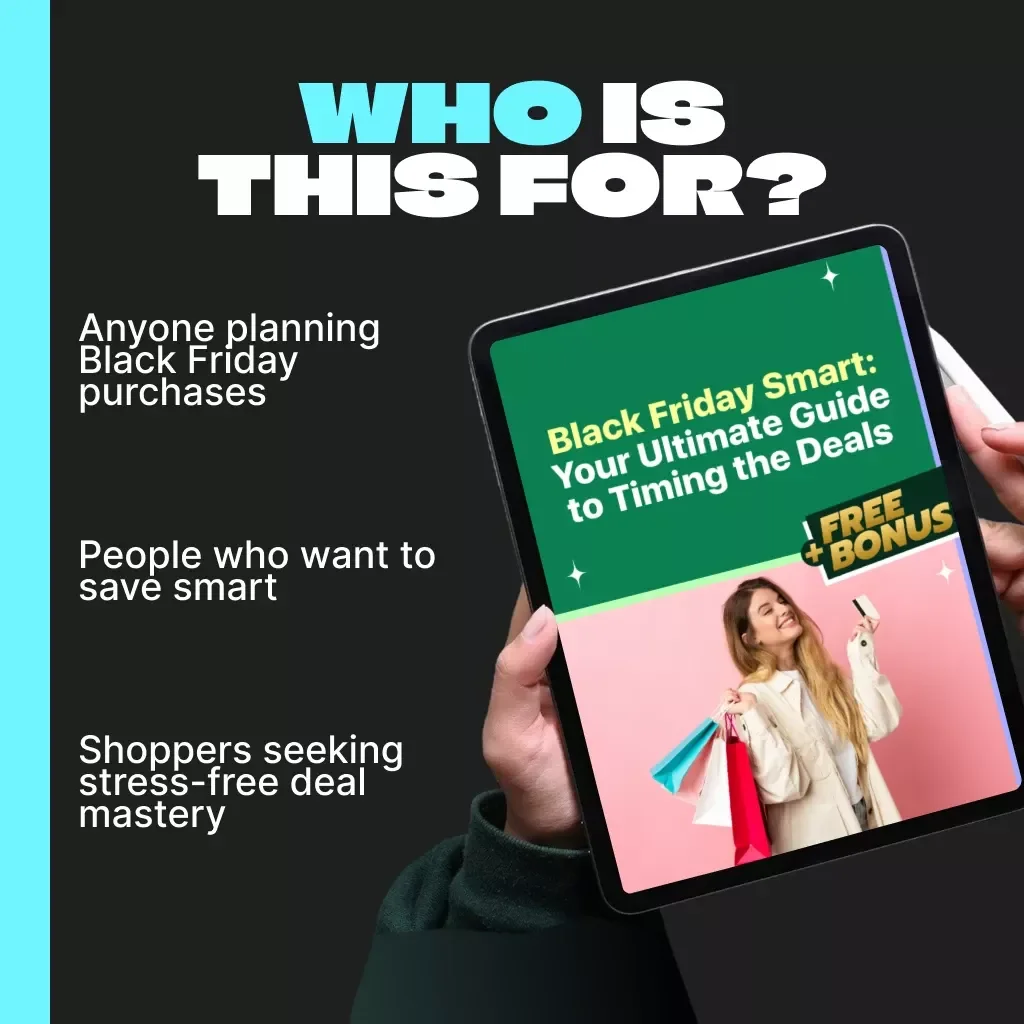 Black Friday Smart: Your Ultimate Guide to Timing the Deals | Digital Download eBook for Savvy Shoppers | Learn When Should I Start Black Friday Shopping to Save Big