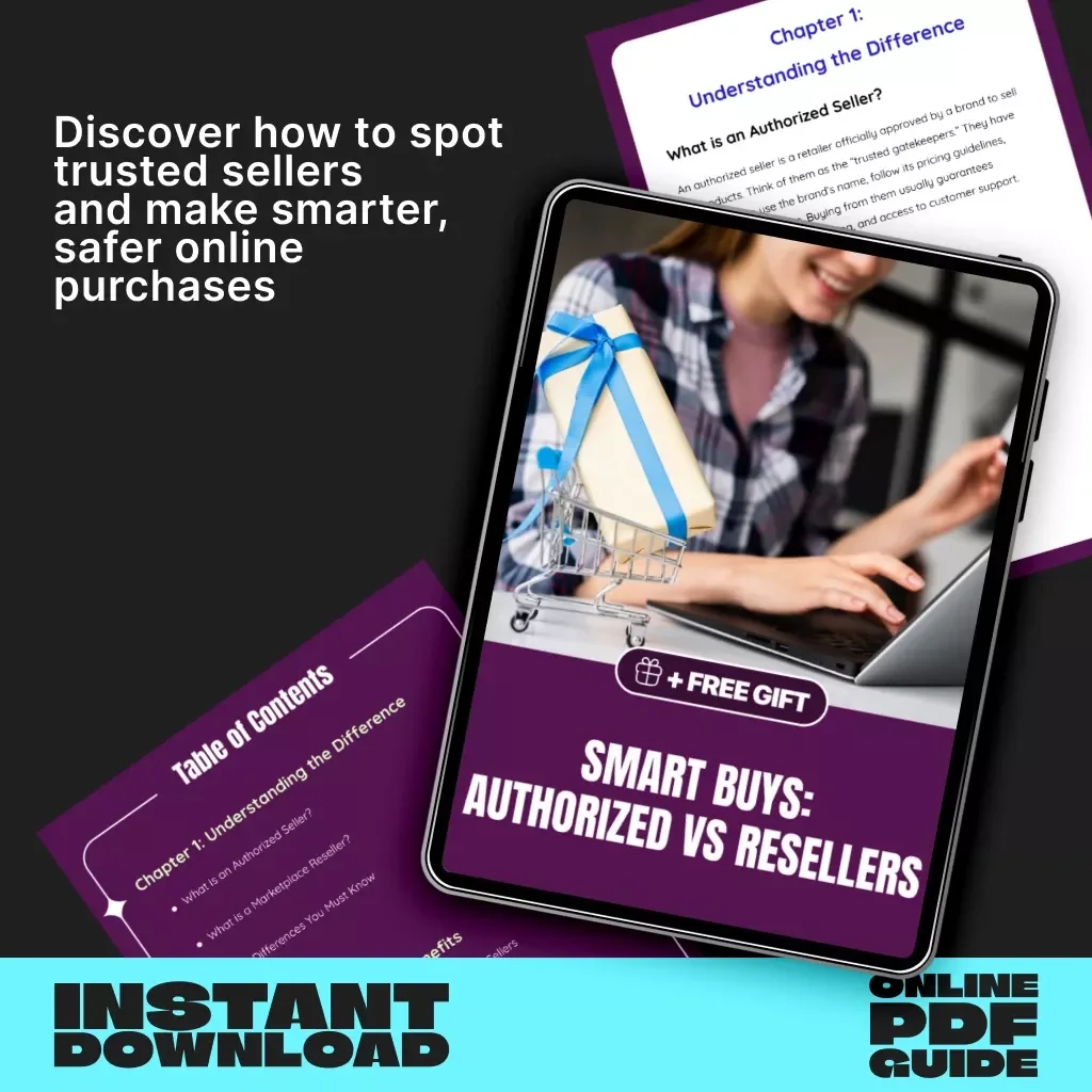 Smart Buys: Authorized vs Resellers | Digital Guide for Safe Online Shopping | Learn the Difference Between Authorized Sellers vs Marketplace Resellers | Black Friday & AI Shopping Tips