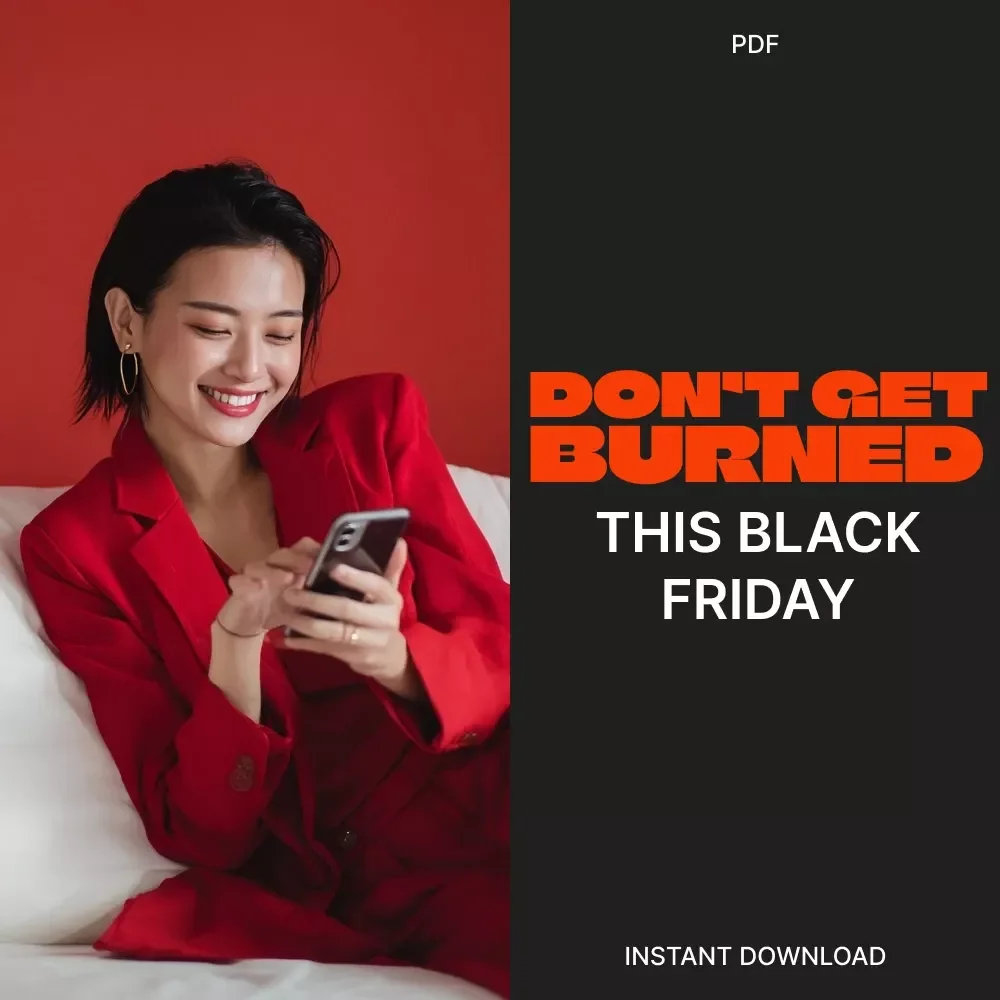 The “Don’t Get Burned This Black Friday” Checklist | Digital Download Guide for Smart Shoppers | What to Check Before Trusting a Black Friday Sale | Printable Shopping Safety List & eBook