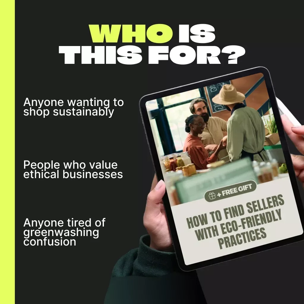 How to Find Sellers with Eco-Friendly Practices | Sustainable Shopping Guide | Digital Download for Conscious Consumers | Learn How to Find Sellers with Eco-Friendly Practices