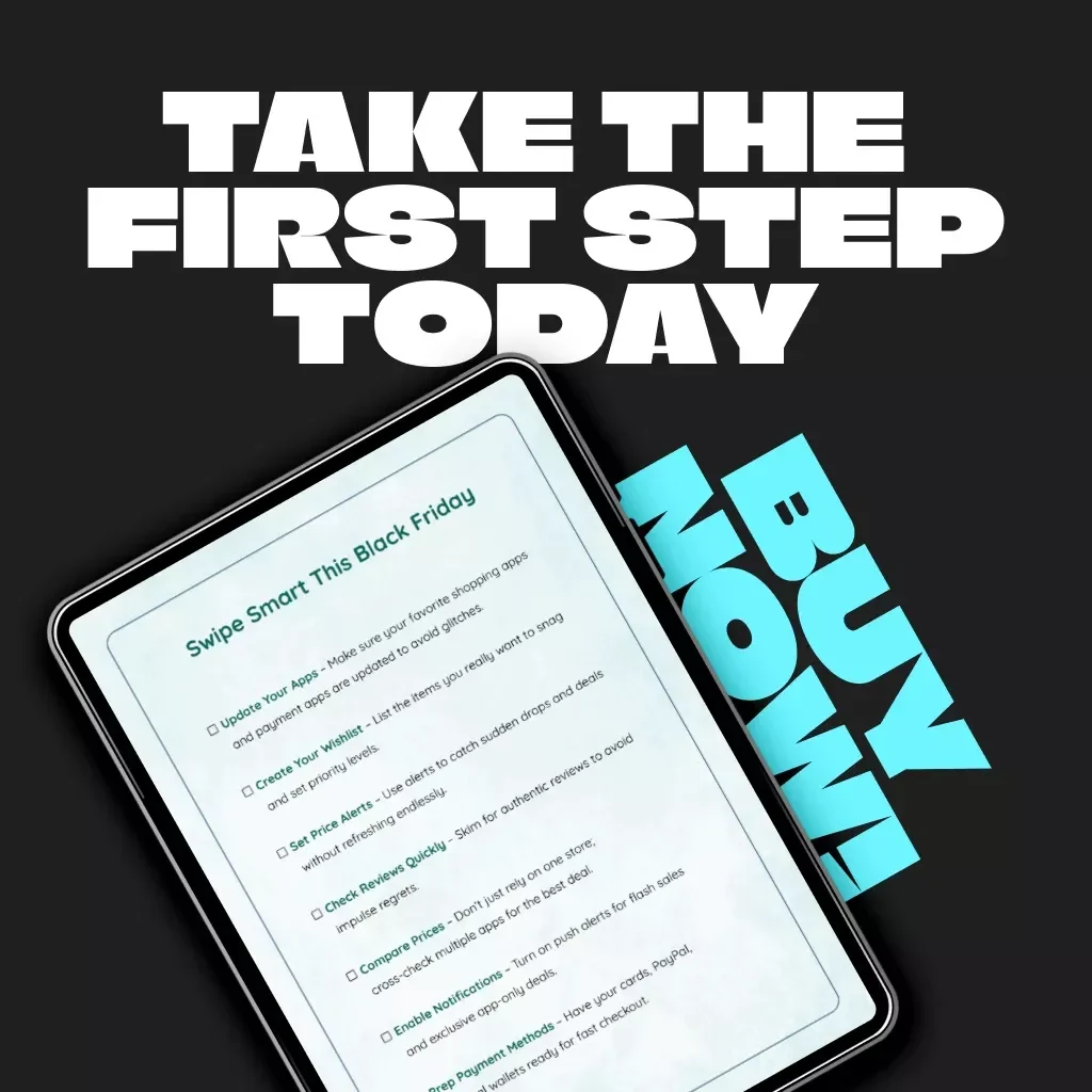 Swipe Smart This Black Friday – Ultimate Mobile Shopping Tips Checklist for Savvy Shoppers | Digital Download Guide for Effortless App-Based Savings