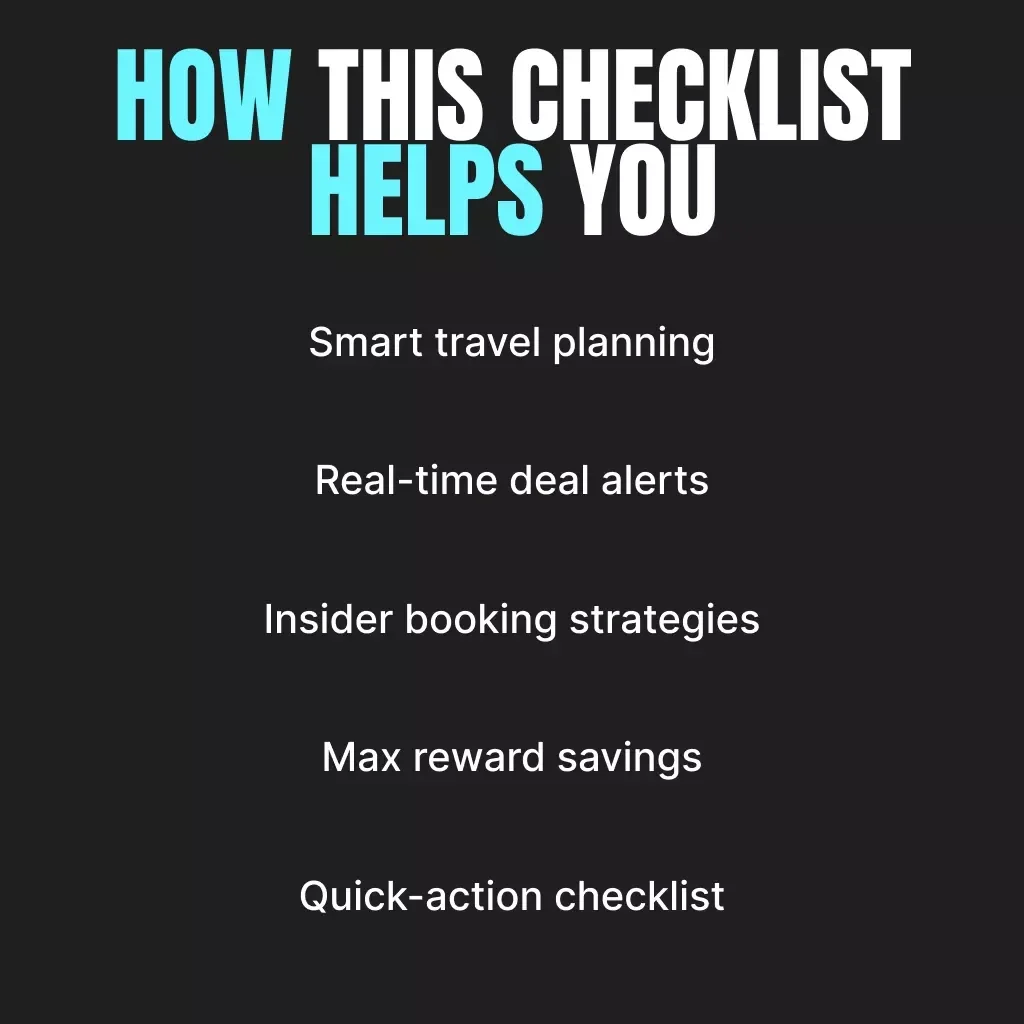 Sky-High Savings: Your Ultimate Black Friday Plane Ticket Checklist | Digital Travel Guide | How to Find Black Friday Deals on Plane Tickets | Printable & Downloadable Travel Planner