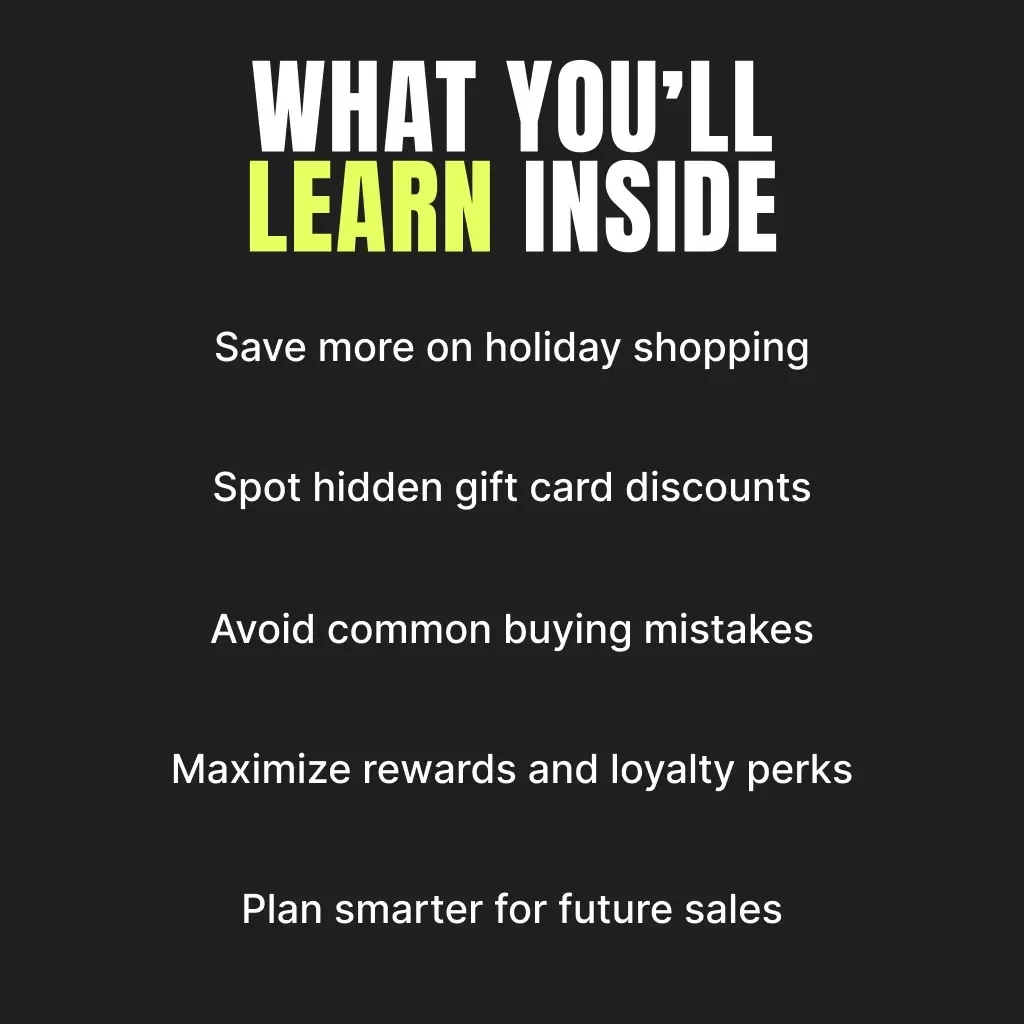 Gift Card Gold Rush: Mastering Black Friday Deals | Ultimate Guide on How to Get the Best Deals on Gift Cards During Black Friday | Digital Download eBook for Smart Shoppers