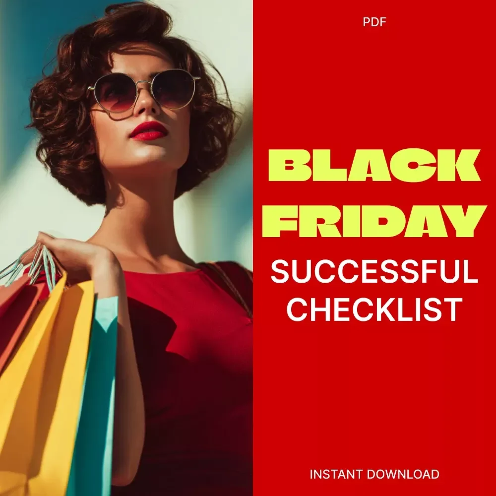Build a Black Friday Successful Checklist | Ultimate eBook & Digital Download Guide for What to Include in a Black Friday Checklist | Holiday Shopping Strategy, AI Prompts & Savings Planner