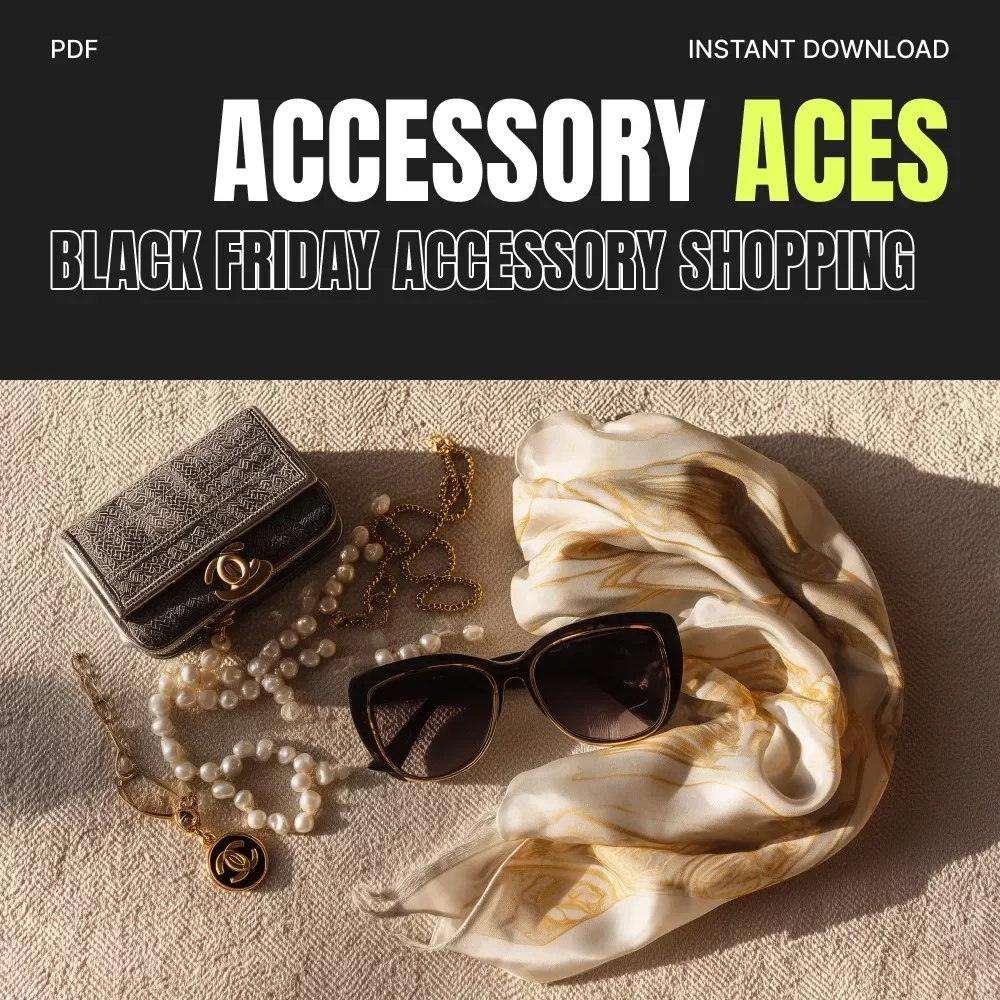 Accessory Aces: Your Black Friday Accessory Shopping Checklist | Ultimate Guide & Tips for Buying Accessories During Black Friday Sales | Digital Download