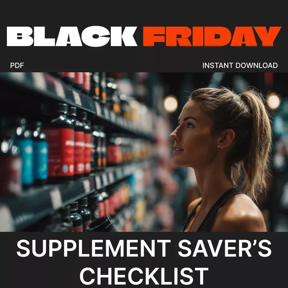Black Friday Supplement Saver’s Checklist | Digital Download Guide for Smart Shoppers | How to Get the Best Deals on Supplements During Black Friday