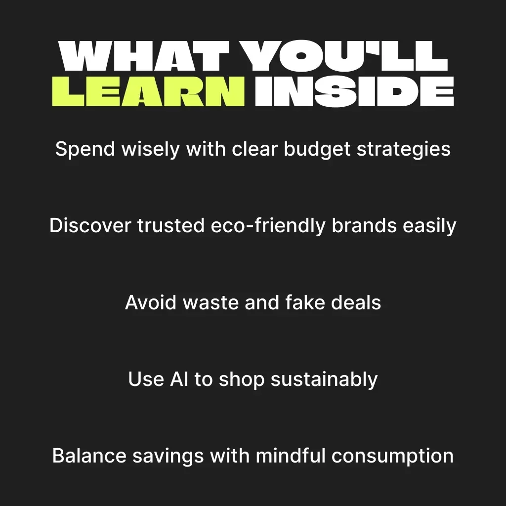 Smart & Green Black Friday | Sustainable Shopping Guide for Conscious Consumers | Learn How to Shop Sustainably, Save Money & Choose Eco-Friendly Brands