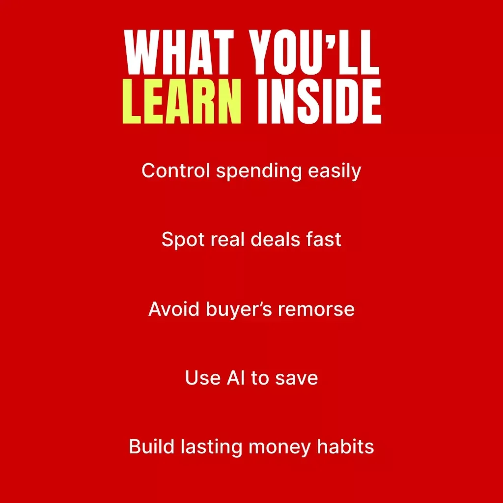 Smart Spending: Your Black Friday Survival Guide | How to Track Spending During Black Friday | Budget Planner eBook for Smarter Holiday Shopping