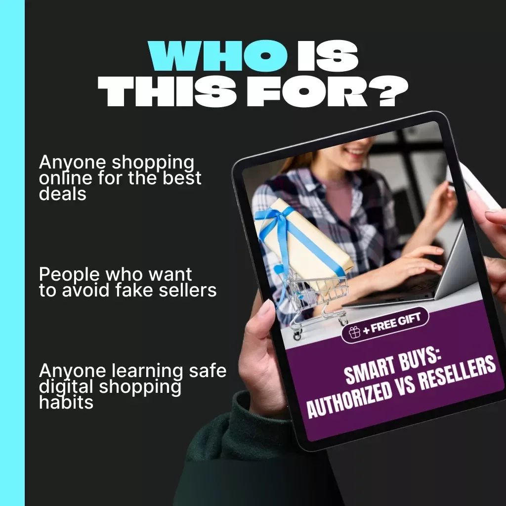Smart Buys: Authorized vs Resellers | Digital Guide for Safe Online Shopping | Learn the Difference Between Authorized Sellers vs Marketplace Resellers | Black Friday & AI Shopping Tips