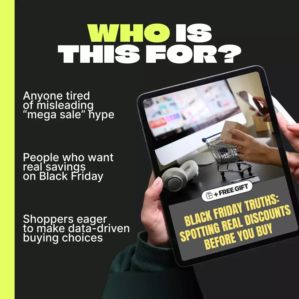 Black Friday Truths: Spotting Real Discounts Before You Buy | Digital Guide on How to Tell If a Black Friday Discount Is Real | Smart Shopper eBook & Price-Checking Tips