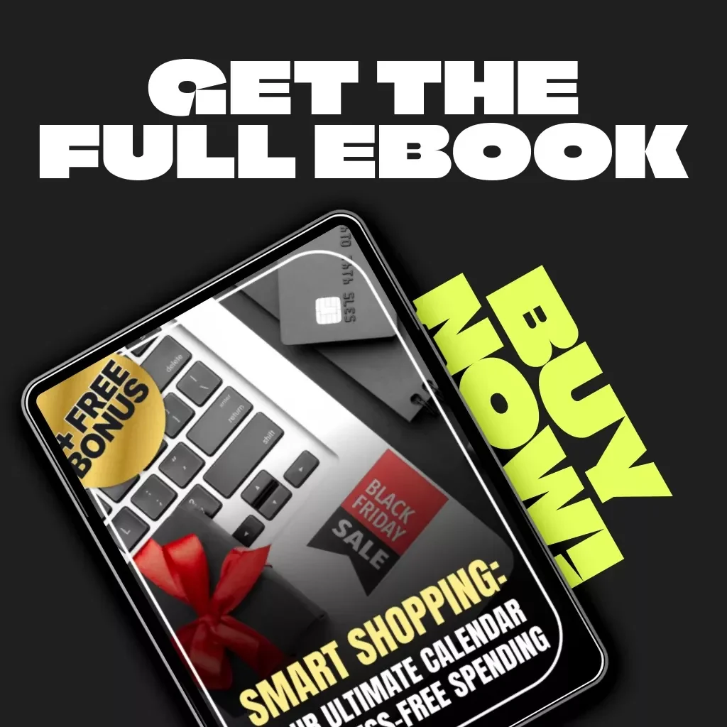 Smart Shopping: Your Ultimate Calendar for Stress-Free Spending | Digital Budget Planner, AI Shopping Guide, Printable & Downloadable eBook for Smarter Spending Habits
