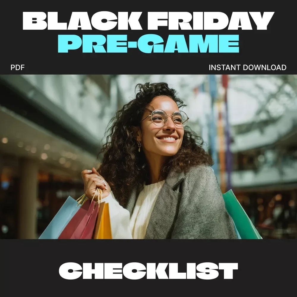 Black Friday Pre-Game Checklist | Ultimate Digital Shopping Planner | Printable Budget & Deal Strategy Guide for Smart Shoppers