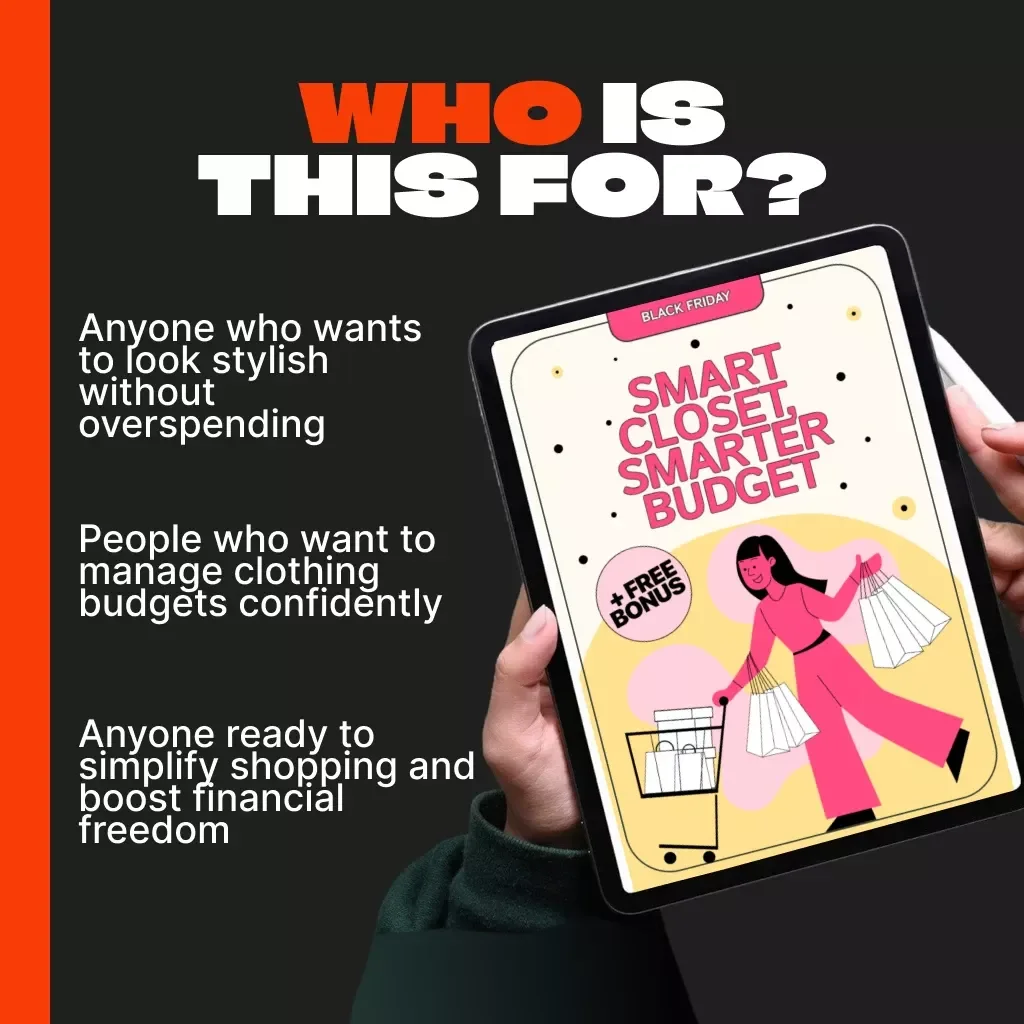 Smart Closet, Smarter Budget | Digital Download eBook for Fashion Budgeting, AI-Powered Shopping Guide, and Money-Saving Checklist for Smarter Spending