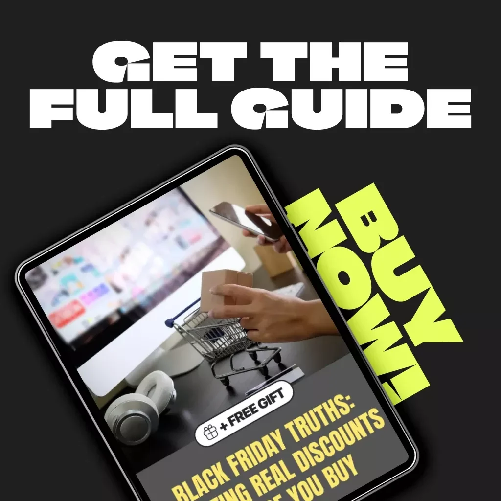 Black Friday Truths: Spotting Real Discounts Before You Buy | Digital Guide on How to Tell If a Black Friday Discount Is Real | Smart Shopper eBook & Price-Checking Tips
