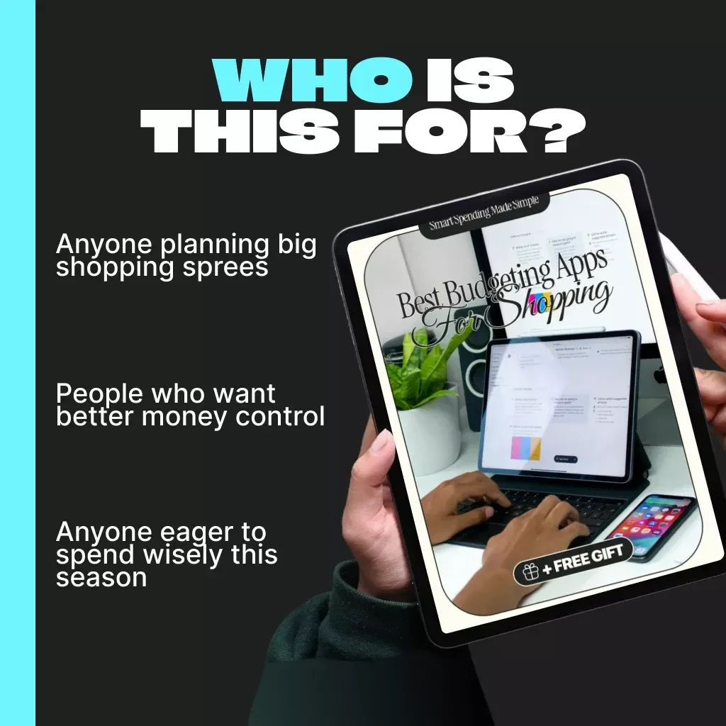 Smart Spending Made Simple: Best Budgeting Apps for Shopping | Digital eBook for Smart Shoppers | Best Budgeting Apps for Black Friday Shopping | Printable Guide for Savvy Buyers
