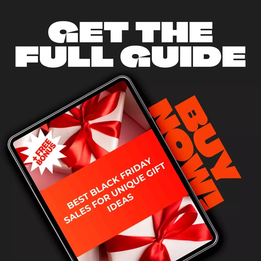 Best Black Friday Sales for Unique Gift Ideas | Digital Shopping Guide, eBook & Checklist for Thoughtful Gifting and Smart Holiday Shopping