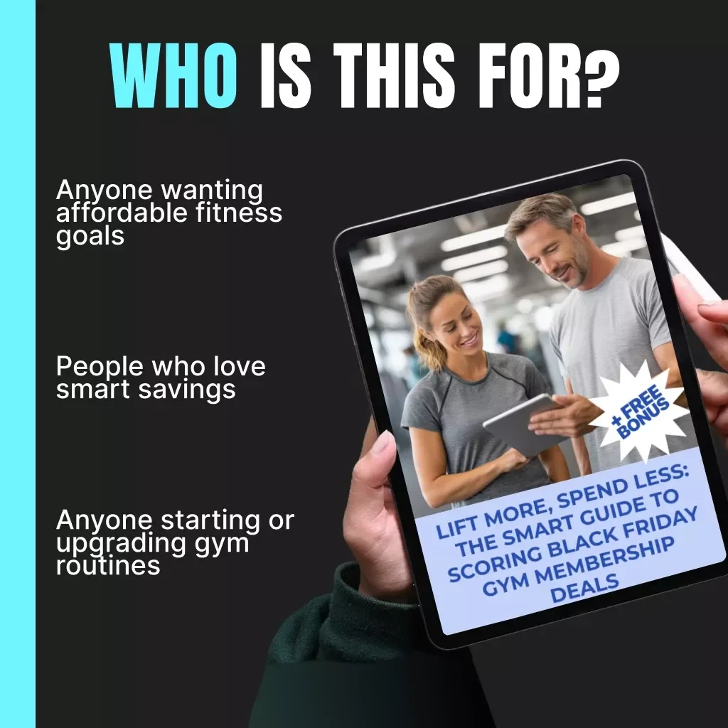Lift More, Spend Less: The Smart Guide to Scoring Black Friday Gym Membership Deals | How to Find Black Friday Deals on Gym Memberships | Digital Download Fitness Savings eBook & Checklist