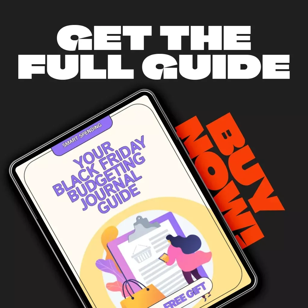 Smart Spending: Your Black Friday Budgeting Journal Guide | Digital Budget Planner | How to Use a Budgeting Journal for Black Friday Shopping | Printable Financial Planning eBook