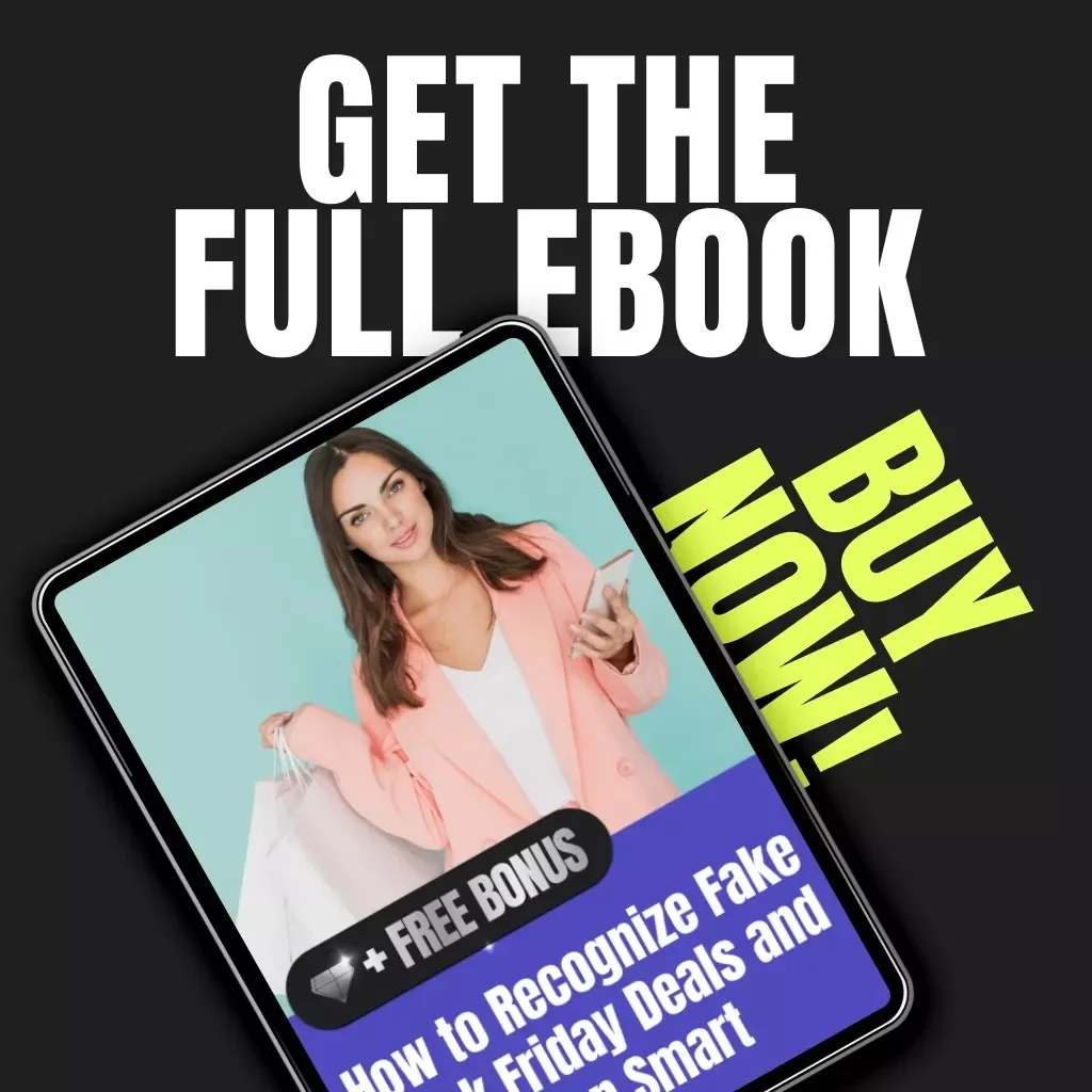 How to Recognize Fake Black Friday Deals and Shop Smart – eBook for Savvy Shoppers | Digital Download Guide on What Red Flags Indicate Fake Deals, Online Scam Awareness & Smart Shopping Tips
