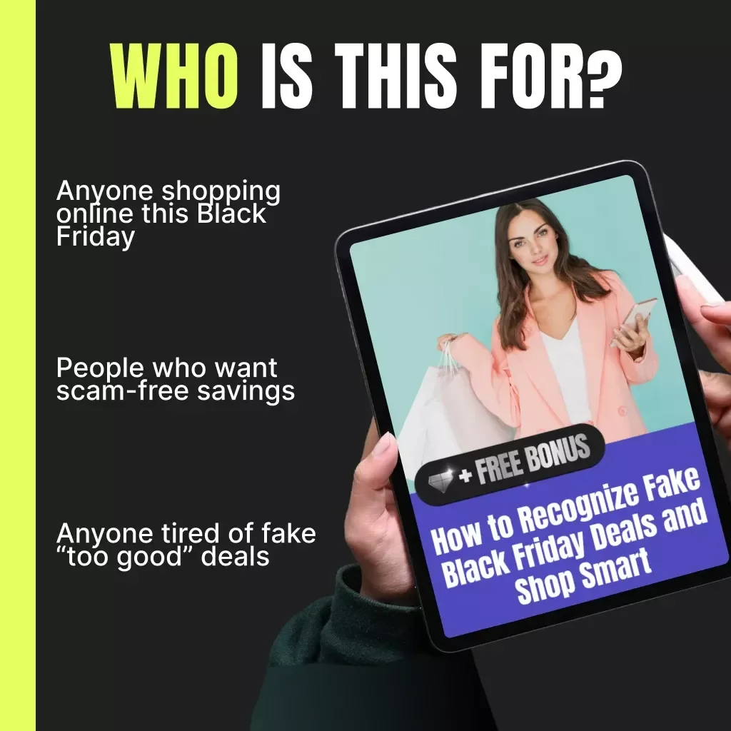 How to Recognize Fake Black Friday Deals and Shop Smart – eBook for Savvy Shoppers | Digital Download Guide on What Red Flags Indicate Fake Deals, Online Scam Awareness & Smart Shopping Tips