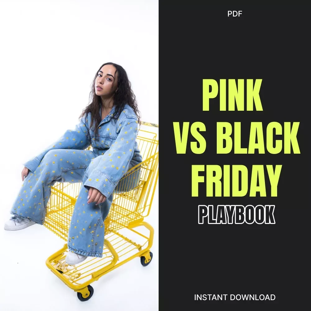 Pink vs Black Friday Playbook | Ultimate Digital Shopping Guide, Budget Planner & Deal Tracker | Printable eBook for Smart Holiday Shoppers