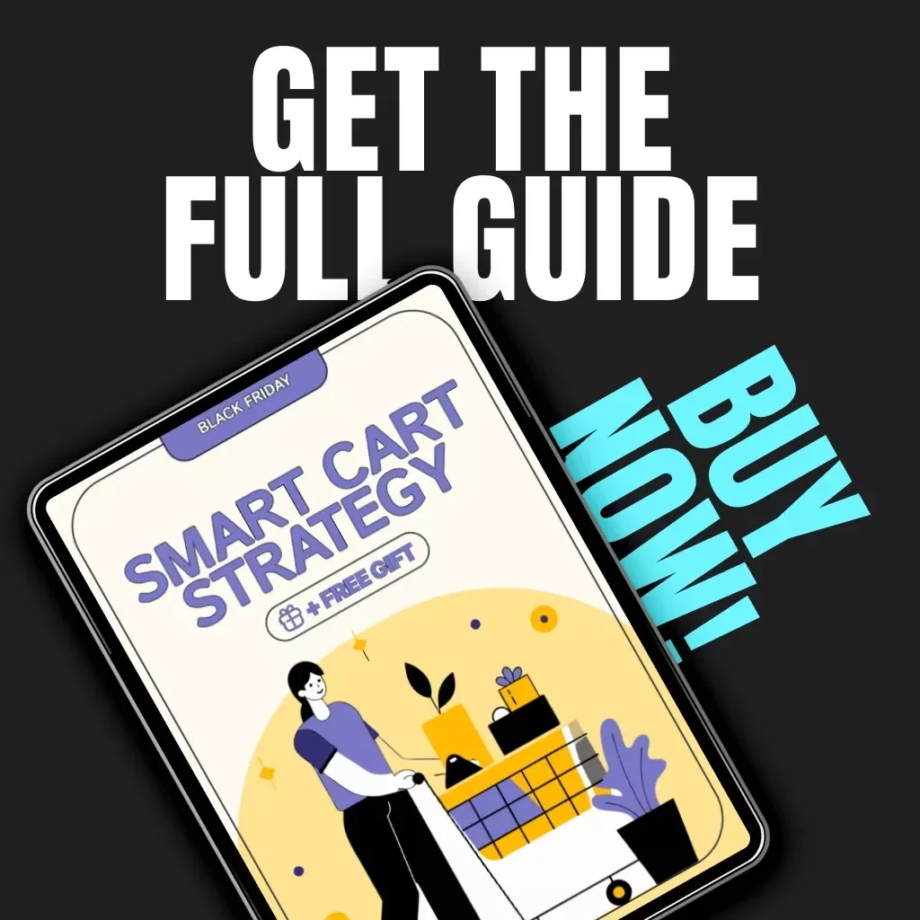 Smart Cart Strategy | Digital Guide to How to Create a Grocery Black Friday Shopping Budget | Save More, Spend Smarter, Shop with Confidence