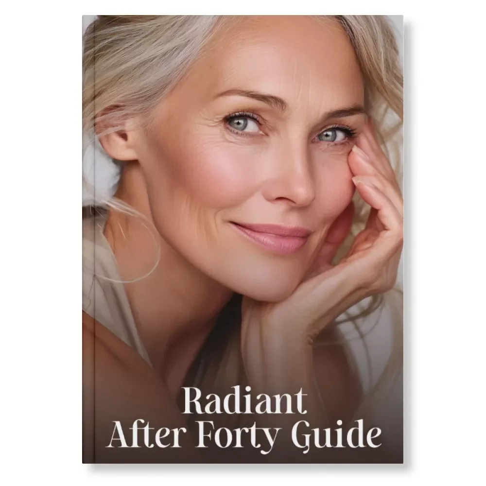 Radiant After Forty Guide | Ebook for Women Over 40 | Tips for Glowing Skin After 40 | Skincare, Nutrition & Lifestyle Glow-Up Plan