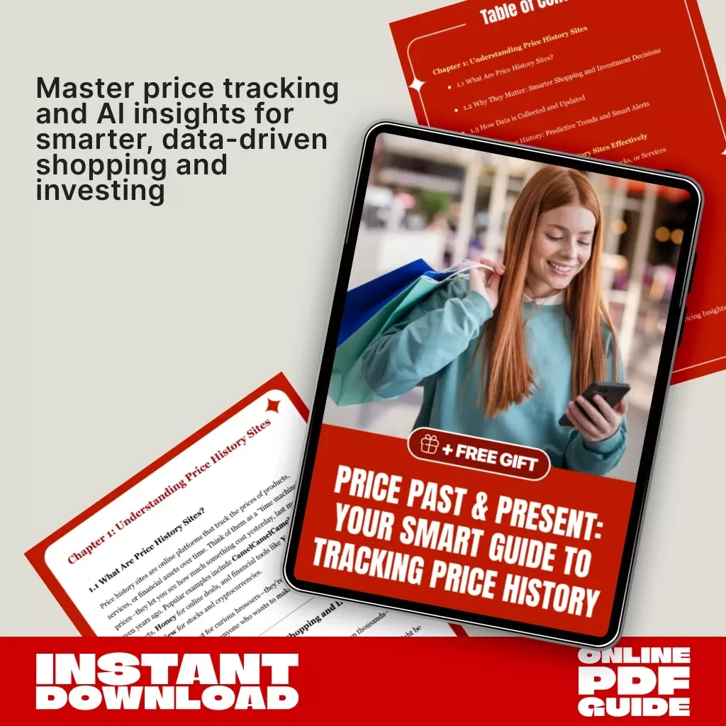 Price Past & Present: Your Smart Guide to Tracking Price History | Digital Download | Price History Sites | AI Price Prediction | Smart Shopping eBook