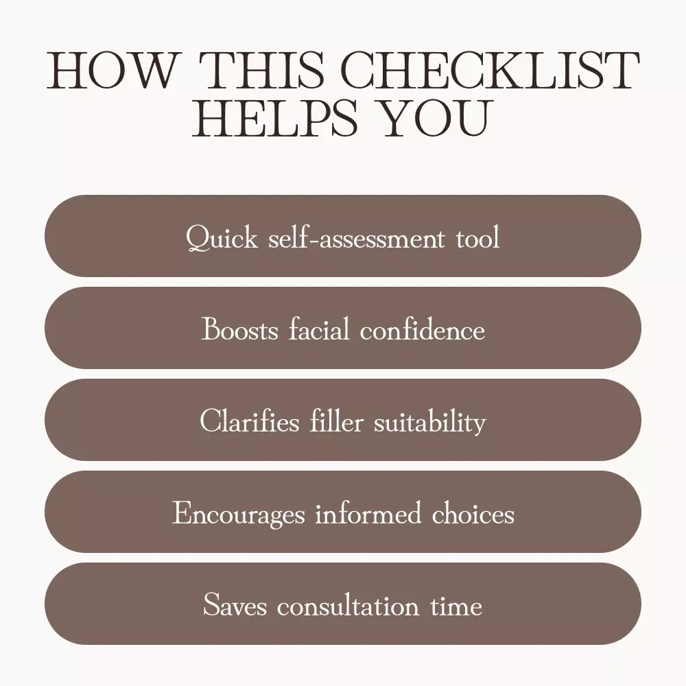 Do You Need Dermal Fillers? An Easy Checklist | Instant Digital Download | How to Know If You Need Dermal Fillers Guide for Face Volume, Wrinkles & Lip Enhancement