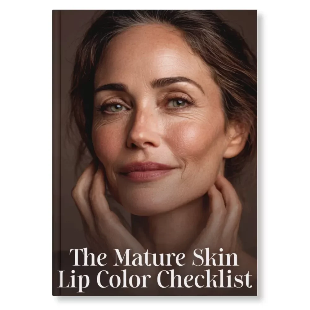 The Mature Skin Lip Color Checklist | Digital Download Guide for Nude Lip Colors That Suit Mature Skin | Printable Lip Color Matching & Makeup Prep Tips for Mature Beauty