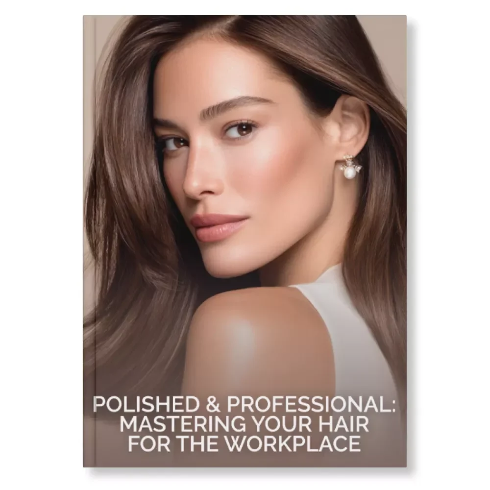Polished & Professional: Mastering Your Hair for the Workplace | Digital Hair Styling Guide | How to Style Your Hair for a Professional Look | Modern Workplace Grooming eBook