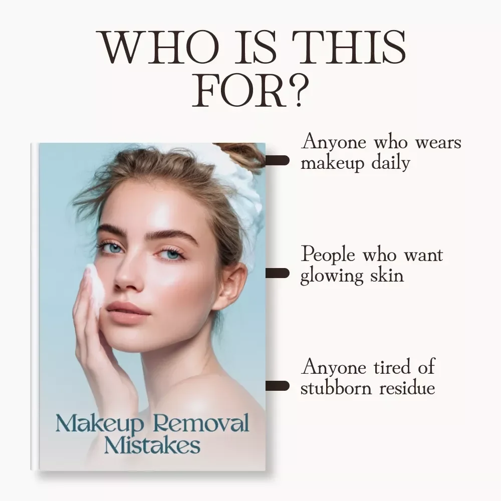 Makeup Removal Mistakes Checklist | Digital Download Guide for Skincare Lovers | Avoid Common Makeup Removal Mistakes & Protect Your Skin