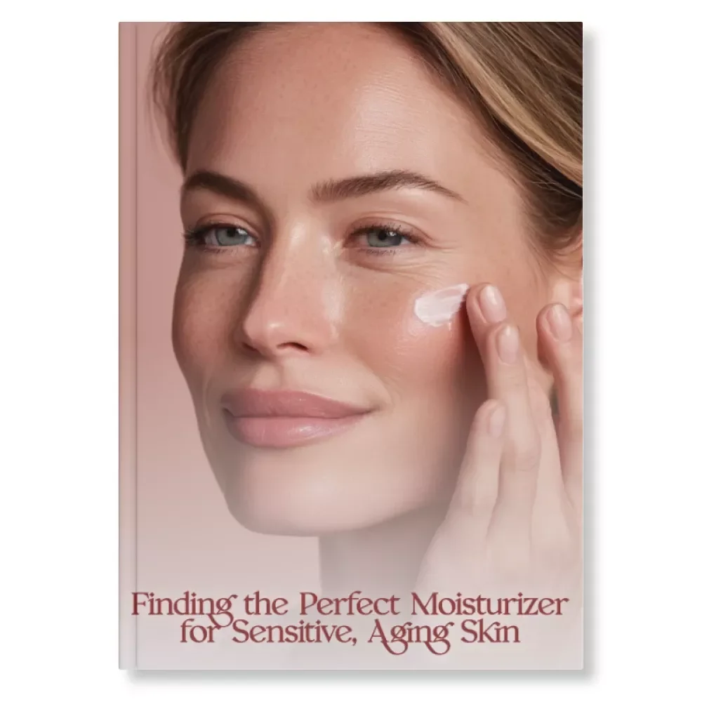 Finding the Perfect Moisturizer for Sensitive, Aging Skin | Ultimate Guide on How to Choose Moisturizer for Sensitive Aging Skin | Skincare eBook for Mature, Delicate Complexions | Digital Download
