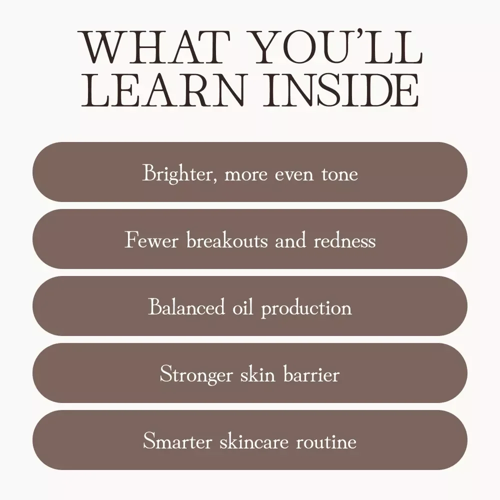 Niacinamide: The Brightening Secret for Balanced, Glowing Skin | Skincare Guide for Radiance, Oil Control & Clear Complexion | Learn what are niacinamide benefits and side effects for all skin types