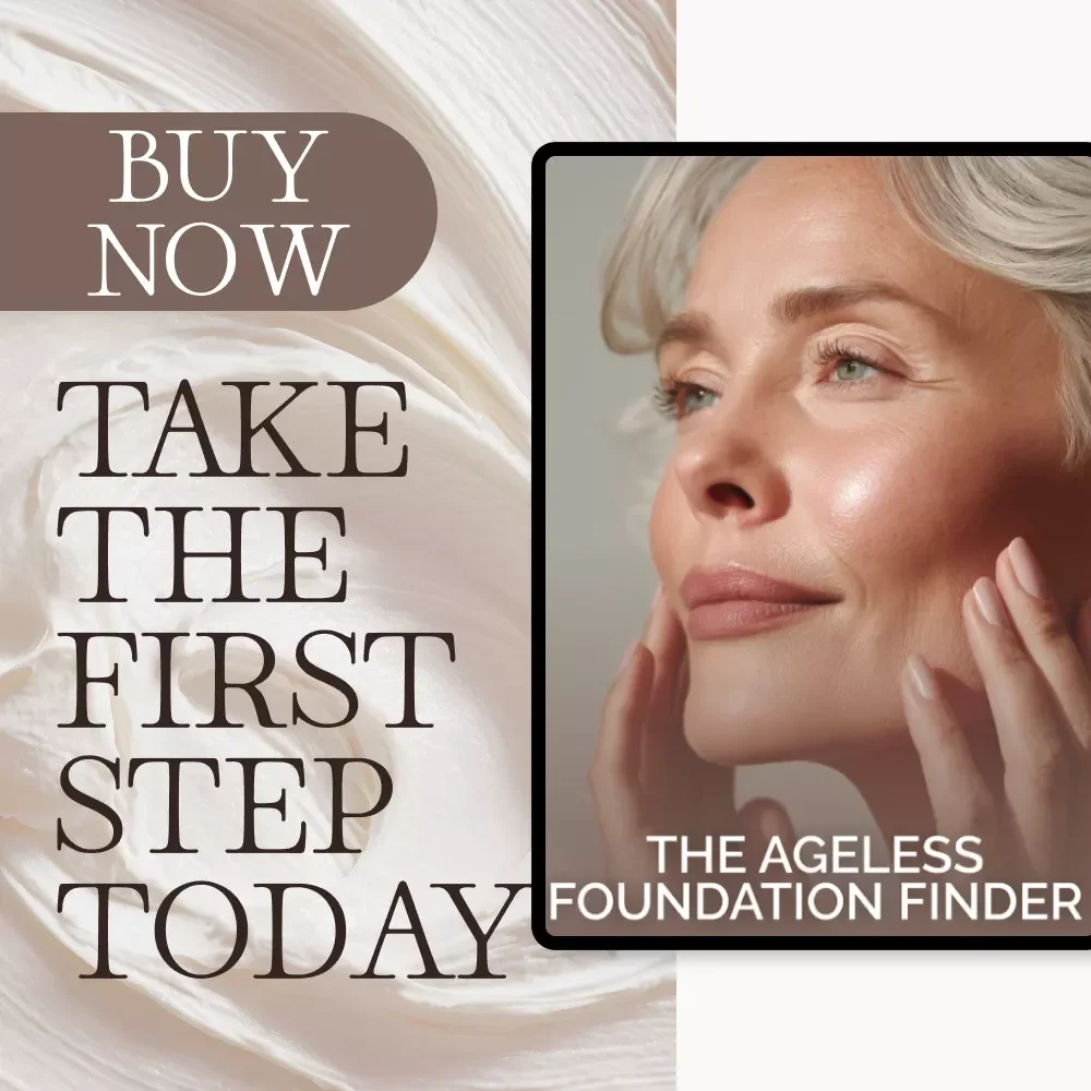 The Ageless Foundation Finder | Printable Beauty Checklist | Digital Download | How to Choose the Right Foundation for Your Age | Makeup Routine Guide for Every Skin Type and Age