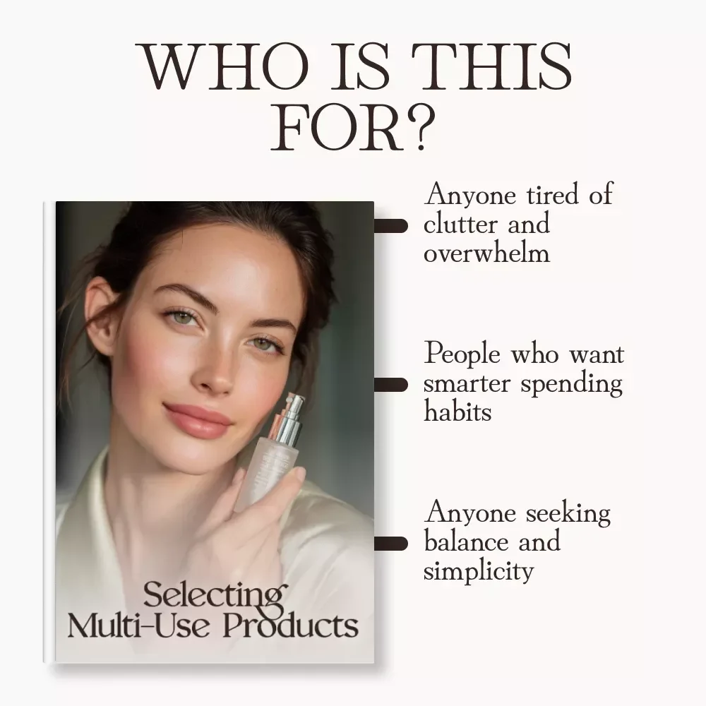 Selecting Multi-Use Products – How to Choose Products That Do More Than One Job | Smart Living Guide, Minimalist eBook, Digital Download for Clutter-Free Living