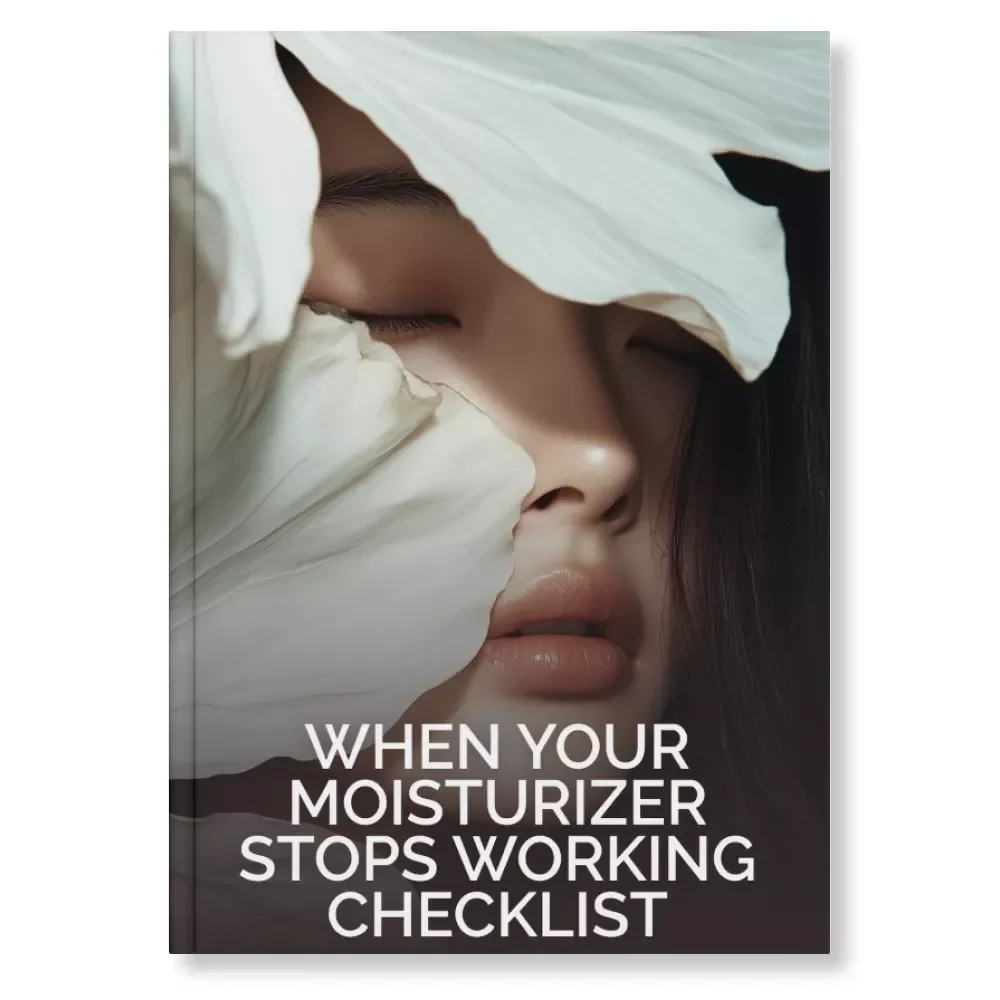 When Your Moisturizer Stops Working Checklist | Skincare Routine Fix | Digital Download Guide for Dry or Dehydrated Skin | what to do when moisturizer doesn’t work anymore
